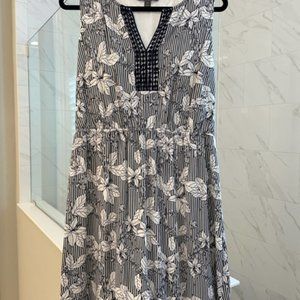 Market & Spruce Bogota Crochet Trim Dress